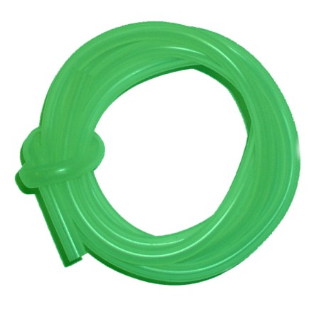 Brændstof slange 2.5 x 5mm 1m grøn MY277-2
