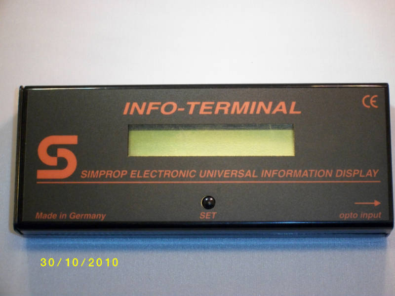 Simprop Info terminal