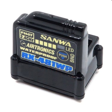 Sanwa RX 481WP 4 kanaler vandtæt FHSS-3+4 2,4Ghz