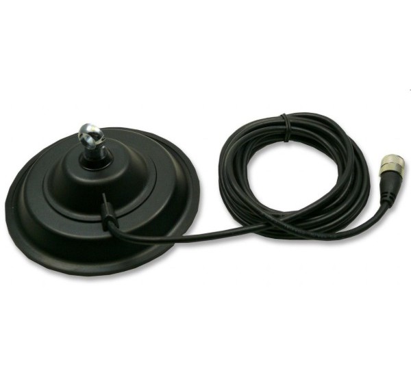 Antenne fod magnetisk BM 150 DV m/kabel 15cm Ø