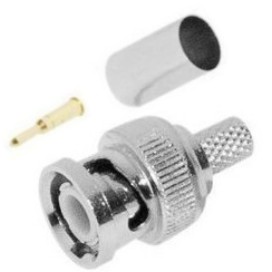 Ant. stik BNC 1501 BNC han crimp RG 58