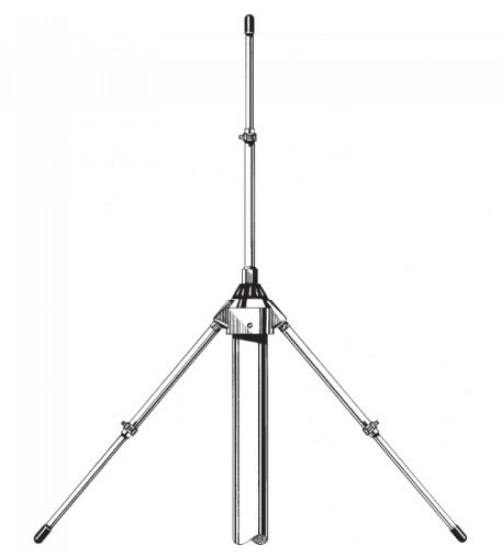 Base scanner ant. Sirio GPA 108-135 Mhz 1/4 bølge til FLY frekv.