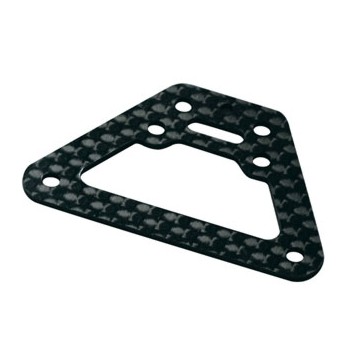 258389BK Carbon front upper plate