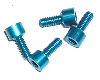 258429 Alu socket head cap screw M2,6x6 4stk.