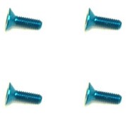 258432 Alu hex screw M2,6x10