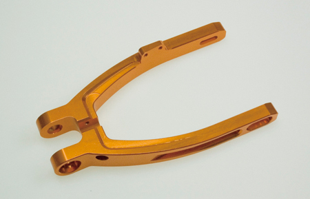 M5S9383 ALU. Rear arm gold