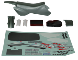 M59357 Clear body and decals UDSOLGT