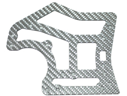 M5S9407 Main frame silver carbon.