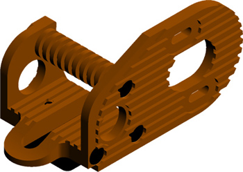 M5S9507 Alu. Motor mount CNC.