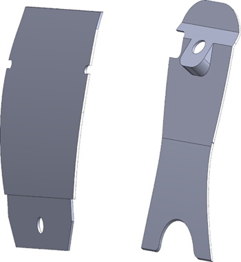 M5S9538 Front/rear mud guard