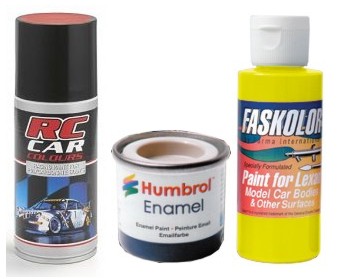 Maling Humbrol / RC Car - Styro
