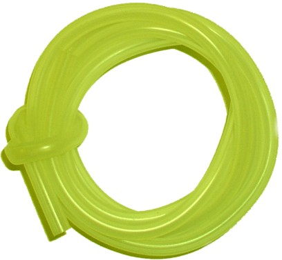 Brændstof slange 2.5 x 5mm 1m neon grøn MY277-4