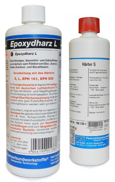 Epoxy & Hærder L 40 min. 1kg UDSOLGT