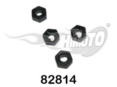 82814 Wheel hex 4stk