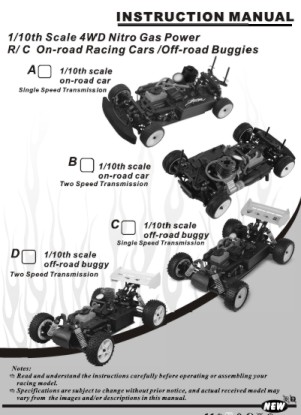 000001 Himoto HI9102 manual