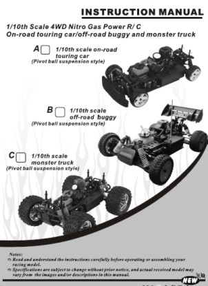 000001 Himoto HI9103 manual