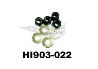 903-022 Lock nut M4 med lås