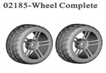 02185 Wheel complete on-road 2stk