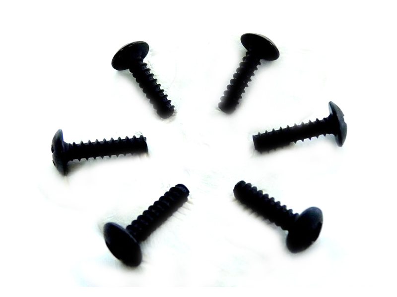 02083 3*12 Round Head Self-Tapping Screws 6P