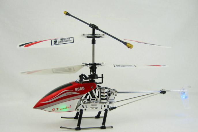 Copter 5888 mini 4 kanals 2,4Ghz med gyro