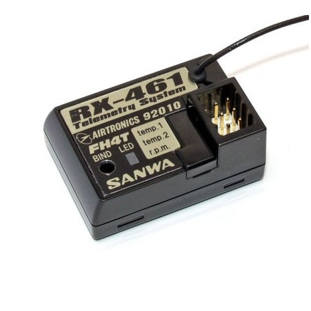 Sanwa RX 461 4 kanals m/telemetri