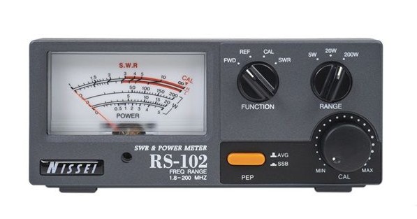 Nissei-RS-102 HF VHF SWR meter 1,8 - 200 Mhz