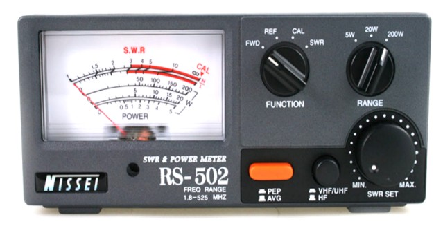 Nissei-RS-502 HF VHF SWR meter 1,8 - 525 Mhz