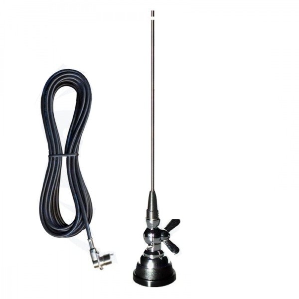 1/4 bølge stål pisk 108-550 mhz