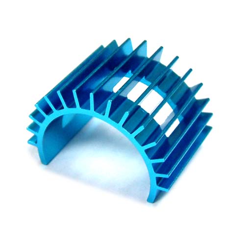 YA-0132 380 Motor Heat Sink, blue.