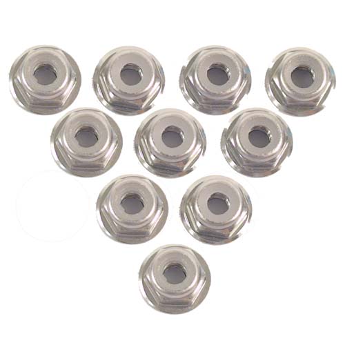 3mm Alu. Lock nut titan ln-m3f-ti