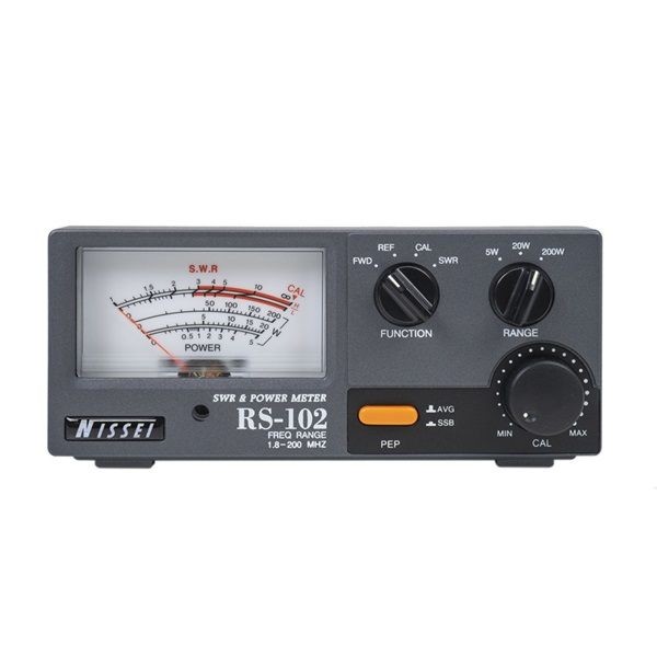 Nissei-RS-102 HF VHF SWR meter 1,8 - 200 Mhz