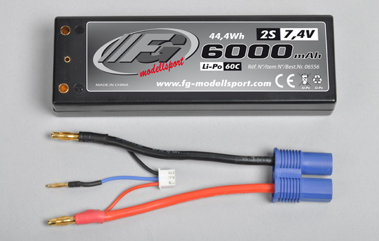 FG 06556 Power Pack 2S 7.4V 6000mAh 60C